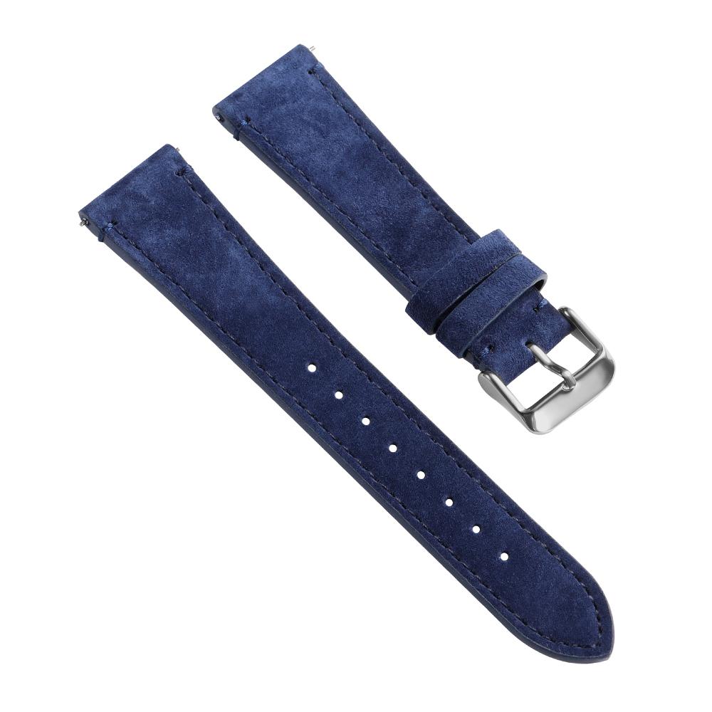 Genuine Suede Watchband 20mm 22mm for Omega for Casio for Seiko for Huawei Watch Gt2/3/4 Vintage Handmade Stitching Bracelet