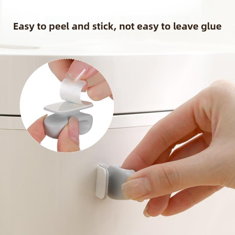 Household Multi-functional Rice Spoon Storage Rack, Kitchen Wall-mounted Rice Cooker Plug Storage Rack, Non-drilling Hook