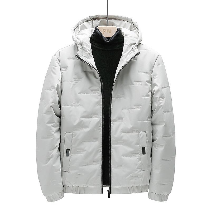 - Cotton Clothes Men's Trendy Hooded Cotton Clothes Autumn and Winter New Handsome Casual Men's Jackets Men's Cotton