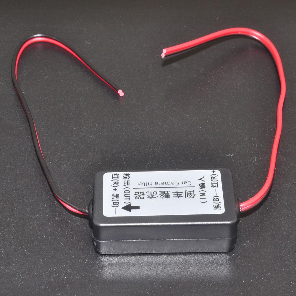 מסנני כוח 12V מיישרים משנאי מצתים מצלמת רוורס מסך Splash עם אדוות הפרעות פילטר ממסר