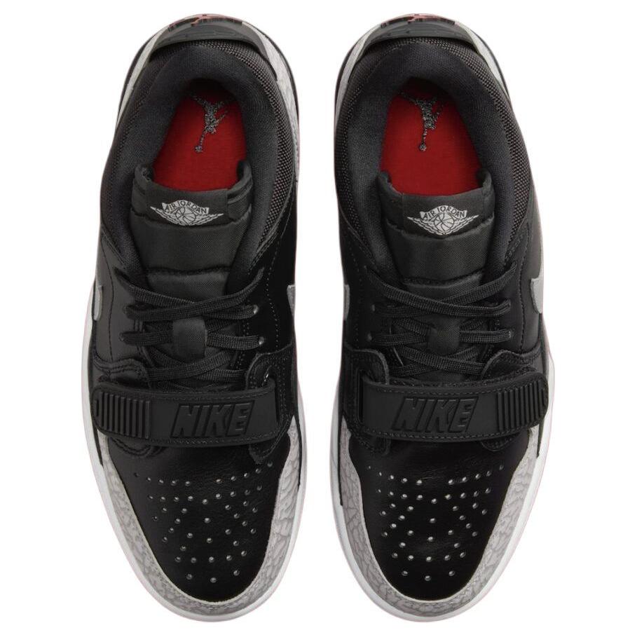 New JORDAN Legacy 312 Low Black Cement Women's FQ7827-006