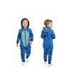 Matching Family Outfits - Striped Print Family Matching Hooded Zip-Up Onesie Loungewear