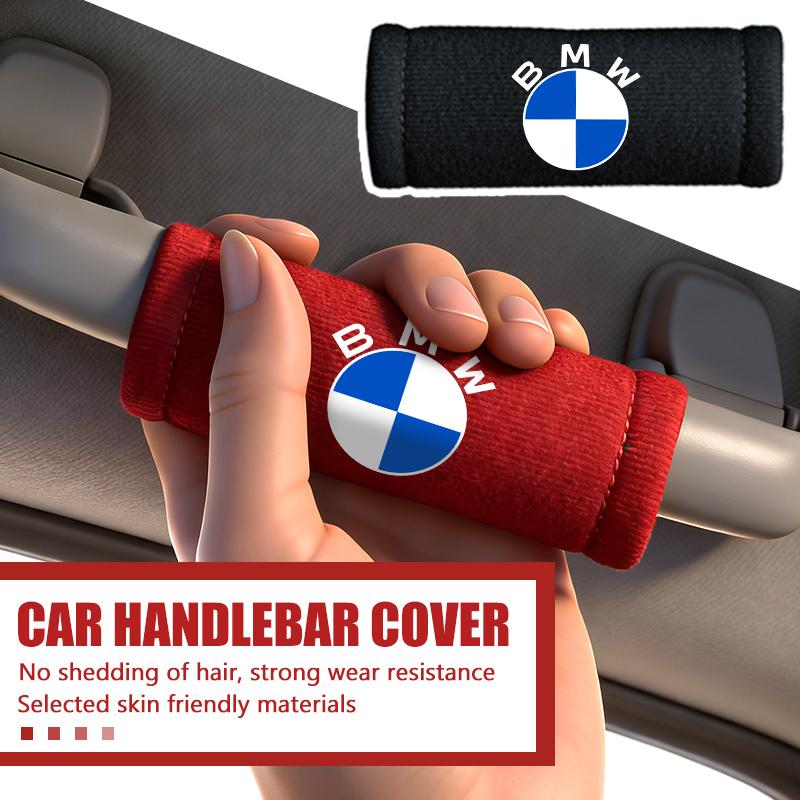 EBGU9 Plush Car Roof Handle Protective Cover Soft Grip Assist Universal For BMW M Sport M2 M3 M4 M5 M6 E46 E90 E60 F10 F20 E87 X3 X6