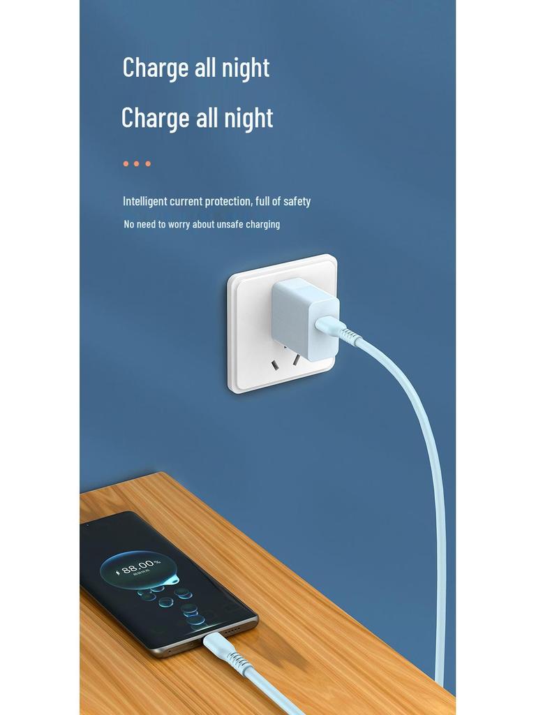 Thickened 120W Liquid Silicone 6A Android Fast Charging Cable - Super Fast Charge