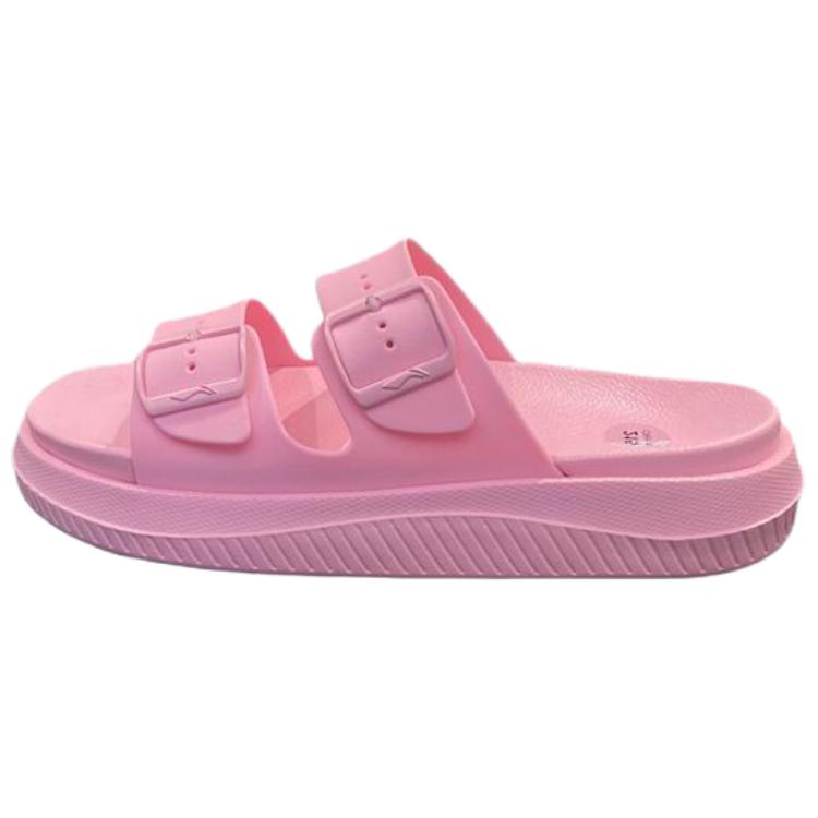 Li-Ning Comfortable Trendy Non-Slip Wear-Resistant Slide Sandals Women Footwear Fengxian-Pink AGAV014-5