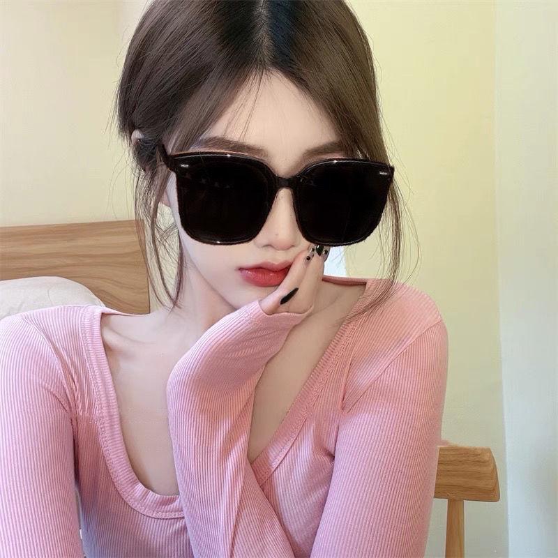 2025 Douyin-Inspired Korean Fashion Women's Sunglasses - Large Frame, Trendy Street Style