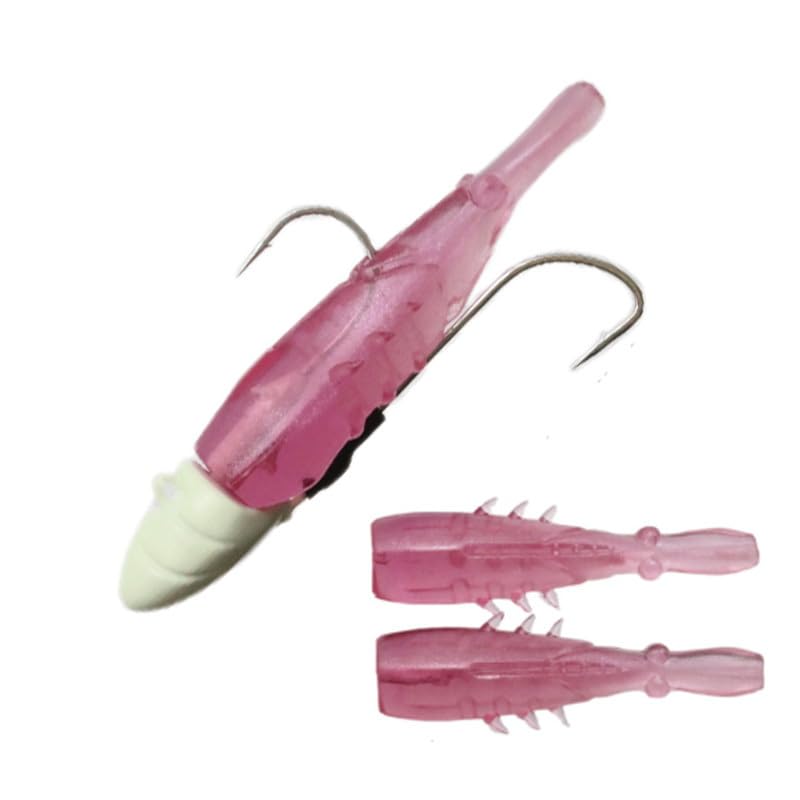 Issei Umitaro Large Shrimp Set for Cutlassfish 19g Keimura Glow #050