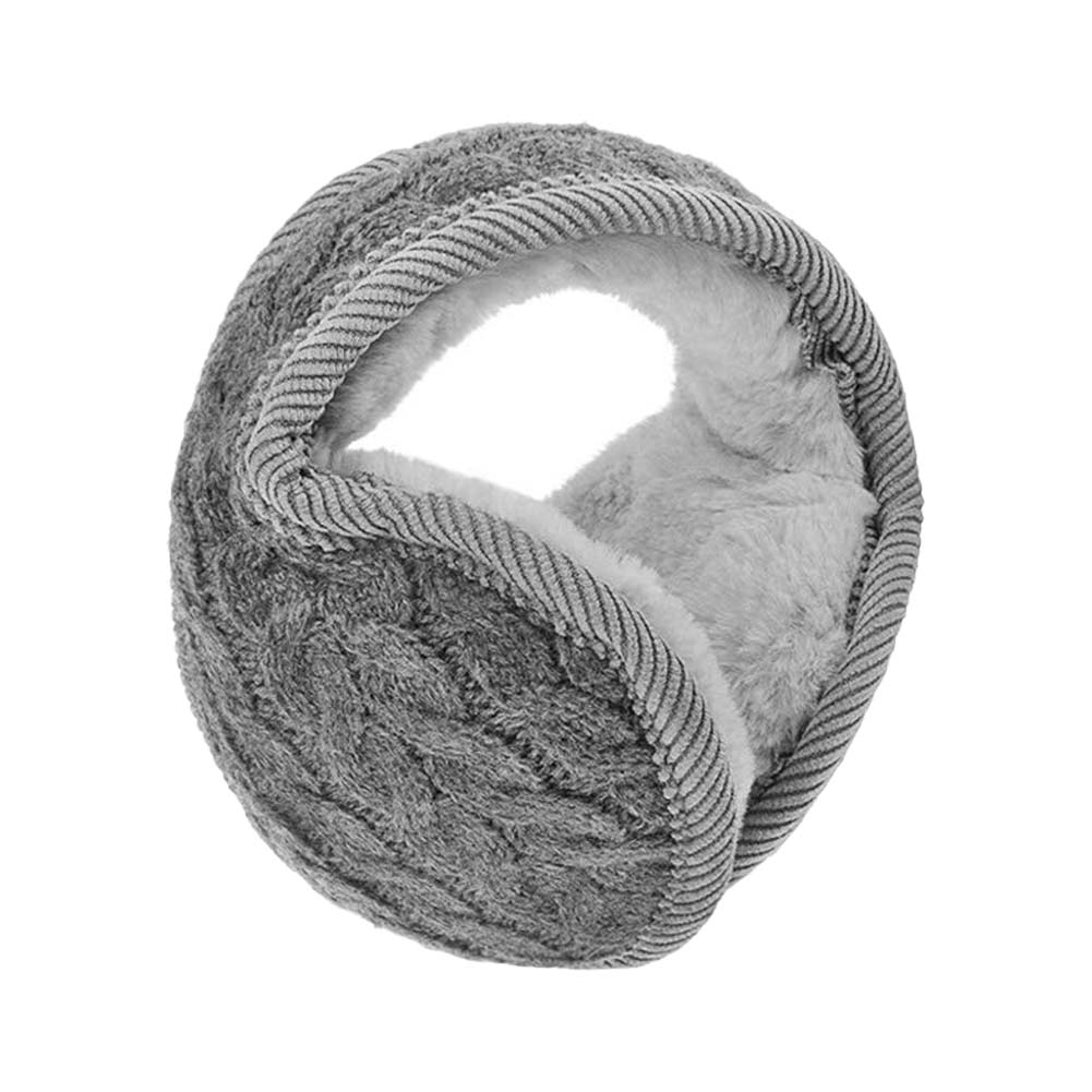 

Вязаные теплые наушники Мягкие наушники Мешочки для ушей для мужчин и женщин Сложенные и надетые теплые наушники Мягкие наушники серый