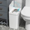 Intelligent Trash Container with Sensors Lid Fashion Automatic Garbage Can for Various Room Placement Trash Bin