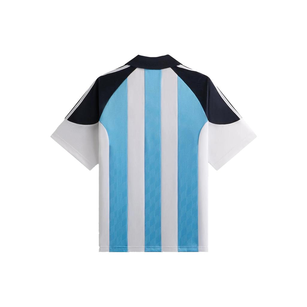 Kith For Adidas Football Espn Jersey  White / Blue Men Tops JF3233