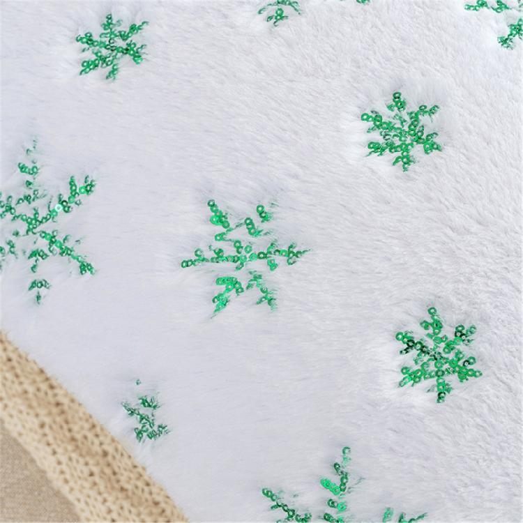 Plush Snowflake Pillowcase Christmas Decoration Cushion Cover Pillow Covers Home