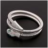 European and American Bracelet Fashionable Design Snake-shaped Winding Punk Style Bracelet Jewelry