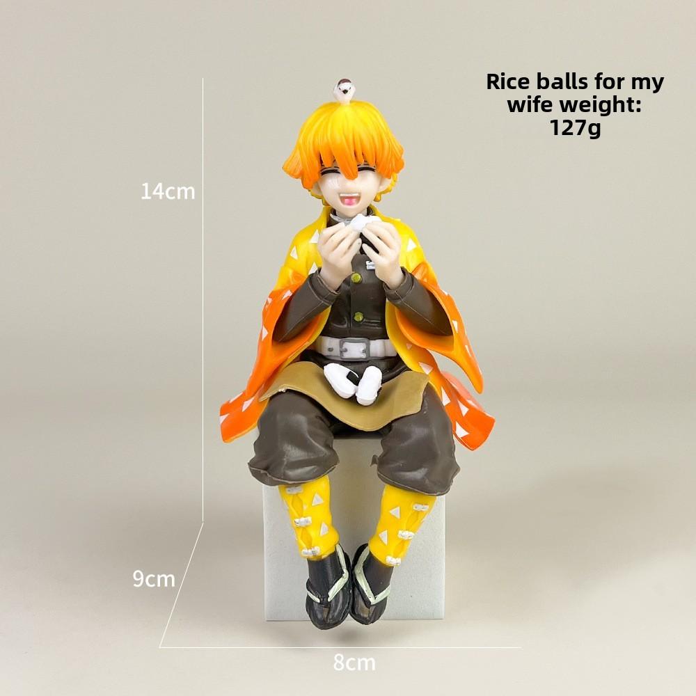 

Tanjirou Nezuko Kochou Shinobu Anime Character Sitting Posture Ornament Model Style F