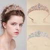 Bridal Crown Headwear Alloy Rhinestone Headband Wedding Crown Birthday Hair Accessories Party Headband Accessories