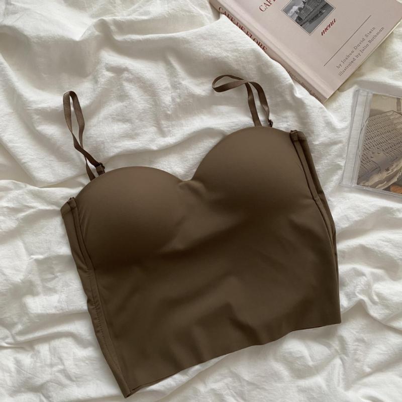 Hight Street Elegantní Jednolité Nová Košilka Ženy Bez ramen Sexy krása Štíhlá košilka Dámská korejská móda Vintage topy 2024