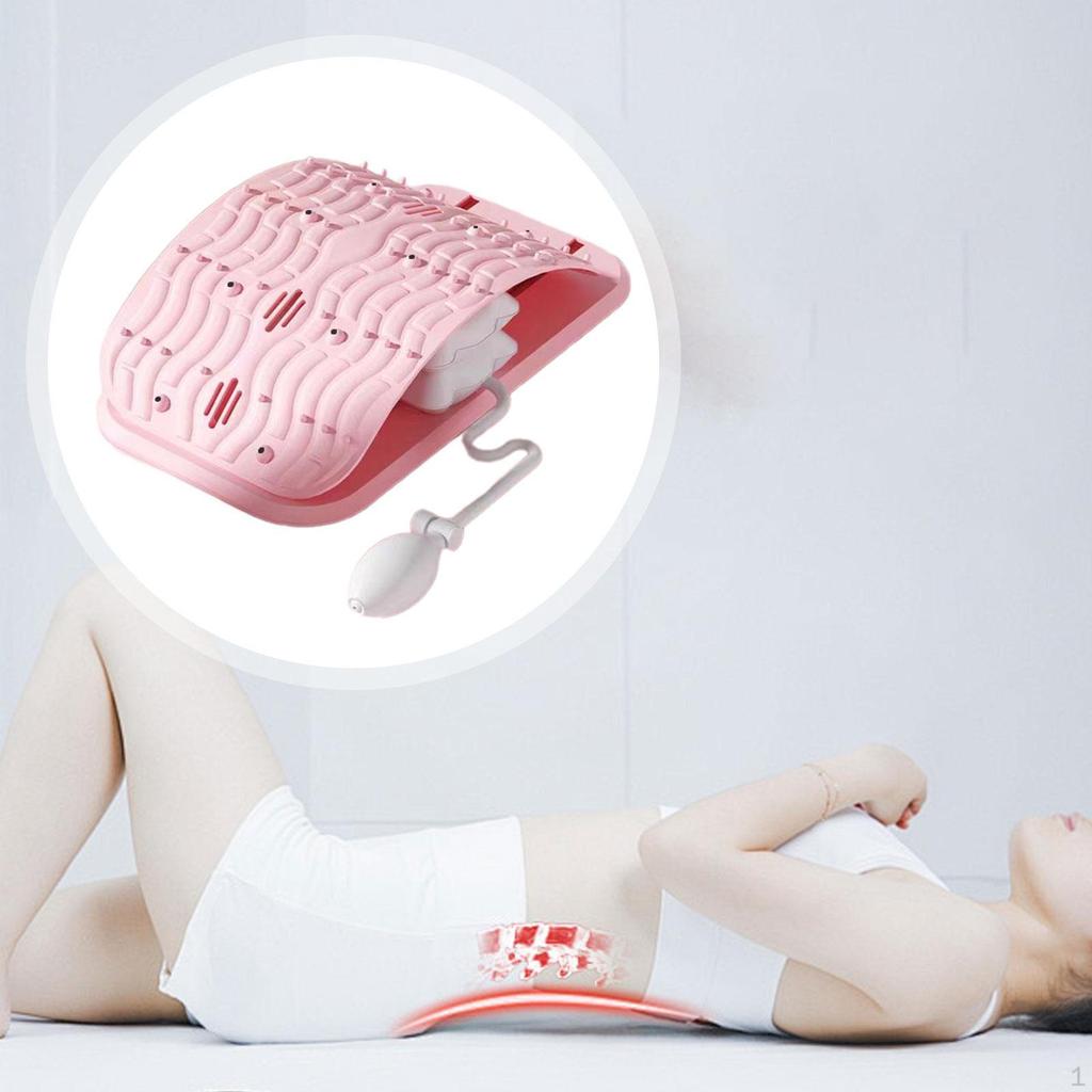 Back Stretcher Support Cushion Easy To Use Comfort Lightweight Inflatable Pillow Travel