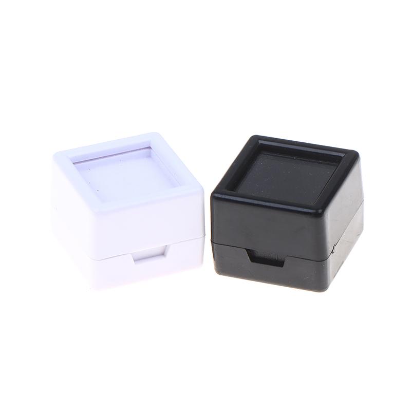 10 ks Organizér na diamantové šperky Krabička na balení drahokamů Krabička na diamantový prsten Šperkovnice 2 cm Drahokam Zirkon Dárková vitrína