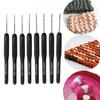 8/9pcs Crochet Hooks Kit 0.5mm-6.0mm DIY Weave Craft Hand Sewing Tools Yarn Knitting Needles Set  for Sweater Ergonomic