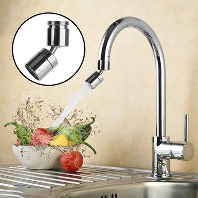 Stainless Steel Nozzles Faucet Water Saving Kitchen Faucet Universal Faucet Splash-Proof Swivel 720° Rotation Kitchen Faucet