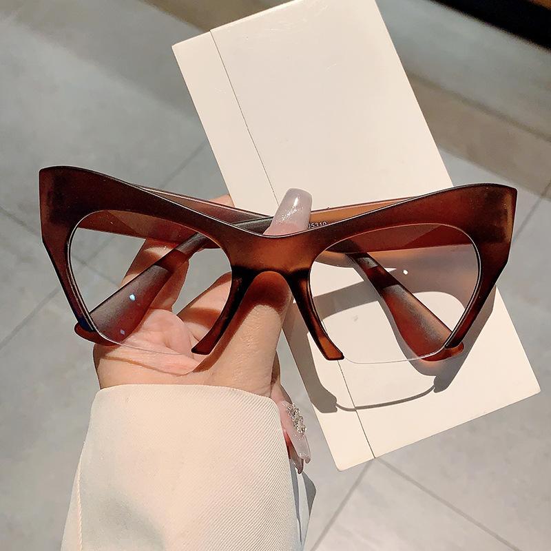 Vintage Anti Blue Light Blocking Optical Cat Eye Glasses Women Myopia Prescription Frame Luxury Brand Designer Sexy Lady Eyewear