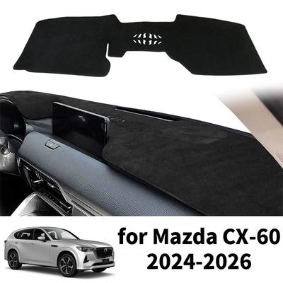Dash Mat Dashmat for Mazda CX-60 CX60 2024 2025 2026 Accessoriesr Car Dashboard Pad Cover Sunshade Protective Carpet Non-Slip