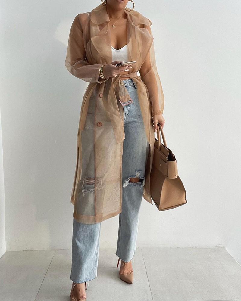 Autumn 2022 Solid Color Lantern Sleeve Women's Jacket: Casual & Versatile