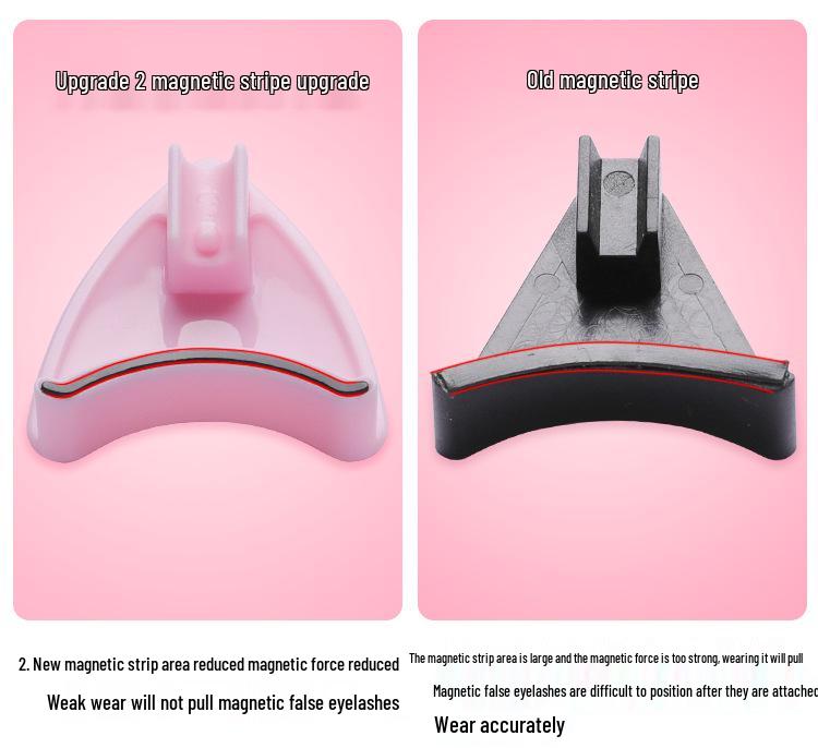 Magnetic Eyelash Curler Set: Glue-Free, Soft Magnetic False Lashes with Stainless Steel Clip.