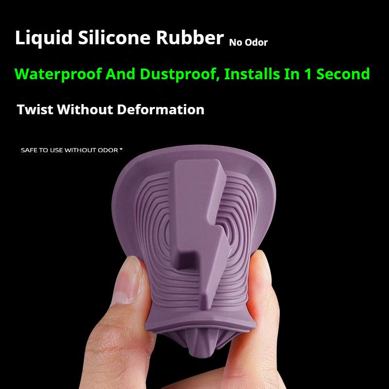 For Leapmotor T03 B01 B10 C16 C10 C01 C11 Lafa5 Magnetic Silicone Car Charger Port Cover Protector Anti-dirt Charging Port Cover