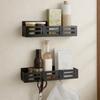 1/2PCS Wall Mounted Magnetic Spice Rack Large Capacity Refrigerator Rack Seasoning Holder  Home
