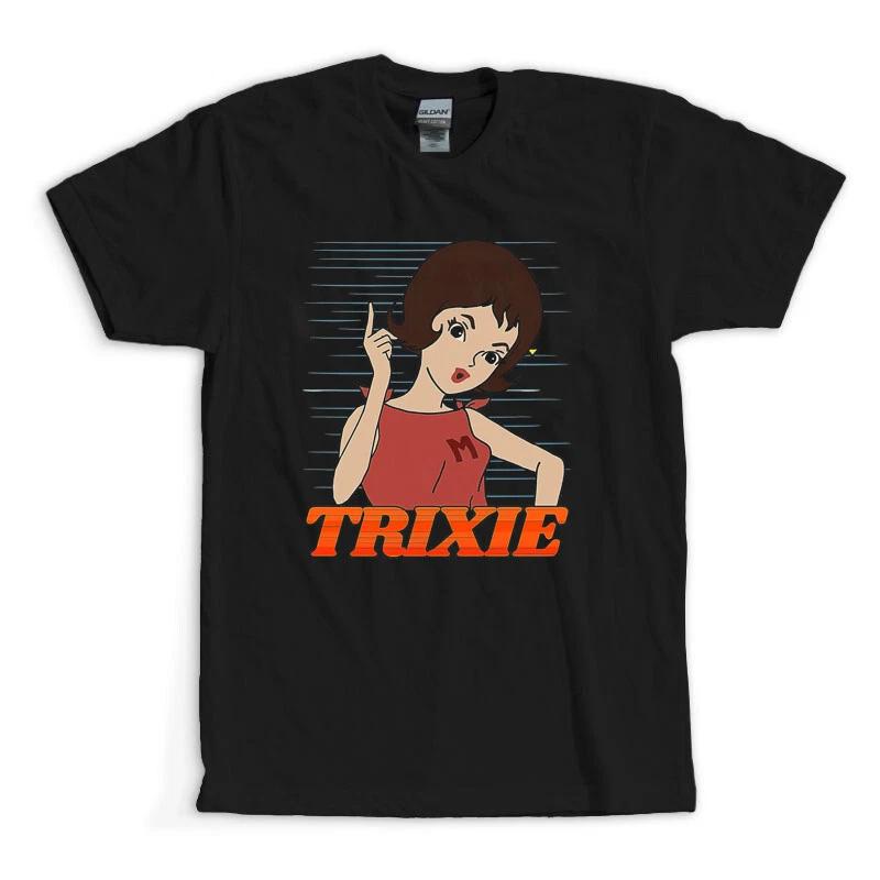 Мужские и женские футболки Trixie аниме плотный хлопок XL