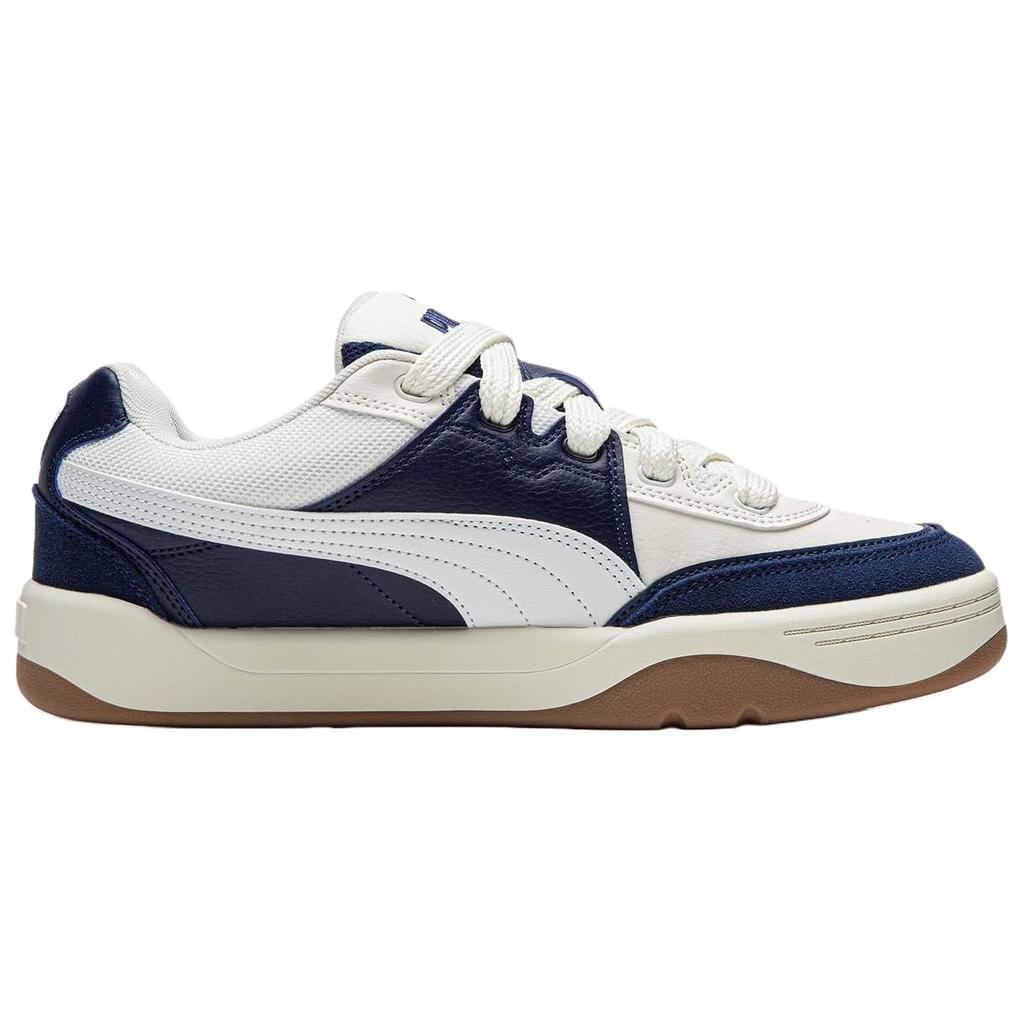 Puma Park Lifestyle Sk8 Comfortable Versatile Trendy Simple Non-Slip Low-Top Skate Shoes Unisex Sneakers White Blue 400497-09