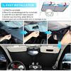 Windshield Sunshade for Benz Smart Fortwo Forfour 453 451 450 2016-2021 Front Window Sun Shade Foldable Reflective Sun Visor Custom Sunscreen UV