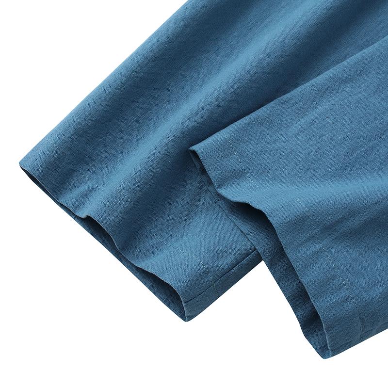 ZANZEA Koreanische Version des Sommers 3/4 Ärmel Knopf Baumwolle Leinen Anzug dünne Strickjacke Jacke Frauen Oberbekleidung