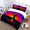 Colorful sunset tree design Bedding sets Duvet cover sets Duvet covers Pillowcases(1* Duvet Cover 2* Pillowcases without duvet insert)
