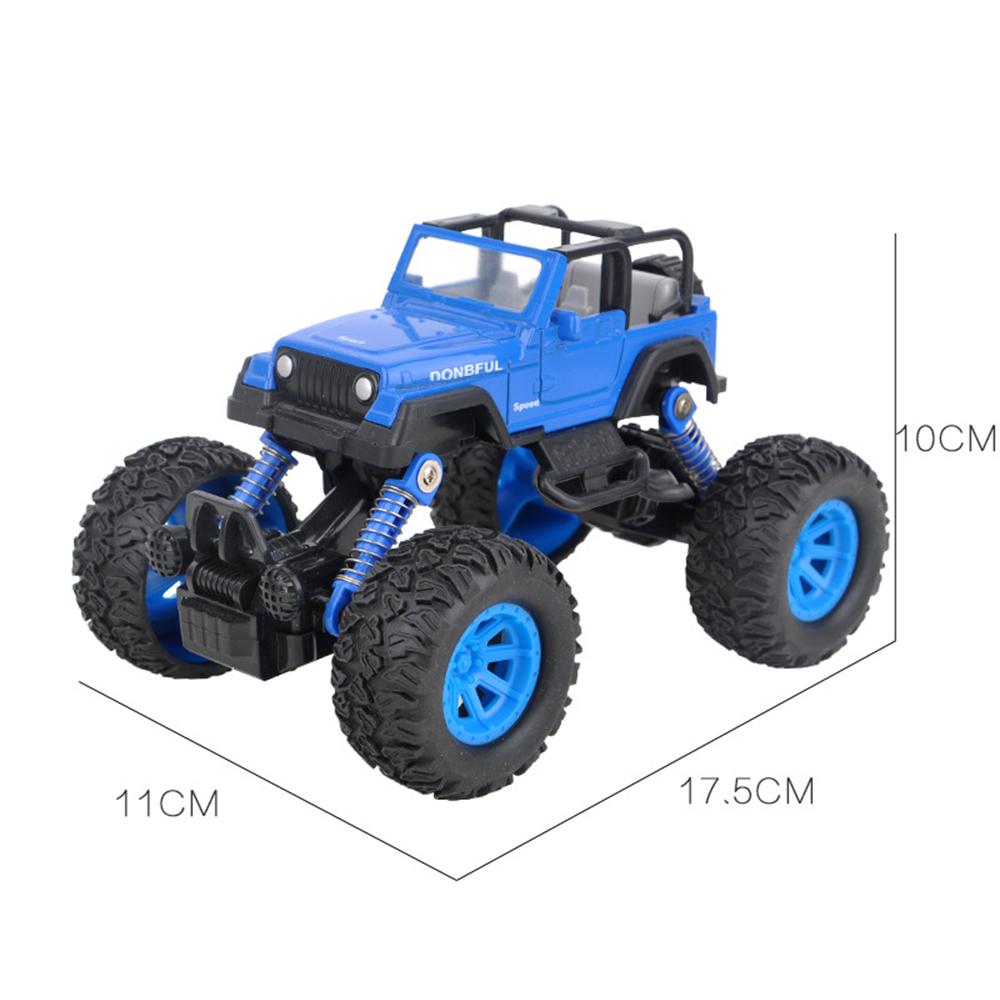 1/32 Children's Four-color Off-road Mountaineering Vehicle, Desert Vehicle, Spring Balanced Shock Absorber, Inertia Toy Car, Alloy Die-casting Model