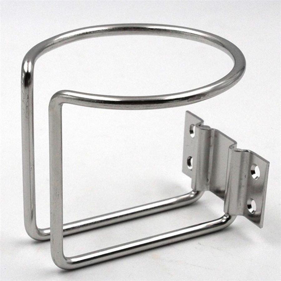 2 Nerezové oceli Držák na nápoje s kroužkem pro loď Pro námořní jachtu Nákladní auto RV mistrovství světa