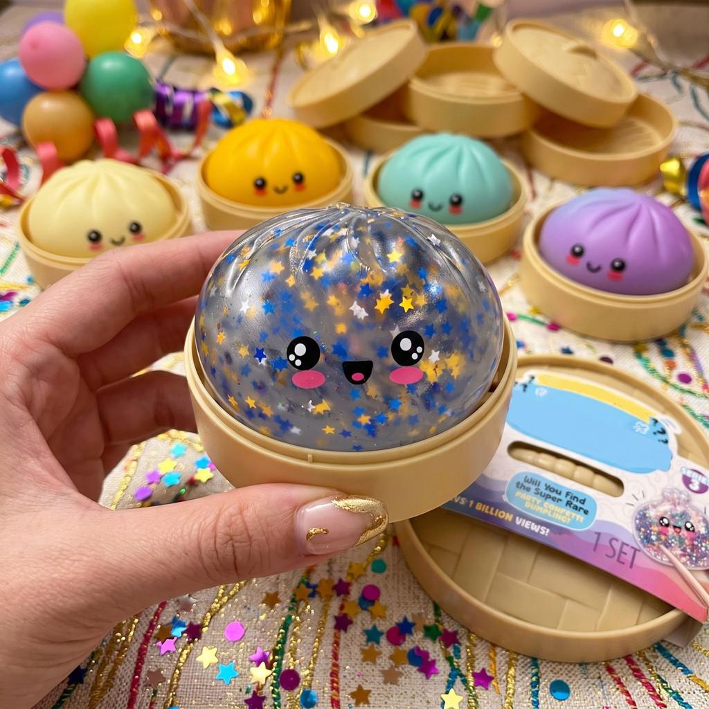 Colorful Stress Toy - 8.5 cm Soft Ball, Random Color