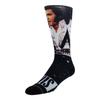 Elvis Presley Unisex Ponožky s motivem mikrofonu pro dospělé, sublimační, s kulatým výstřihem