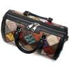 Genuine Leather Women Handbags Ins kroea fashion patchwork handbags colorful Bohemia style women totes ladies hand bag