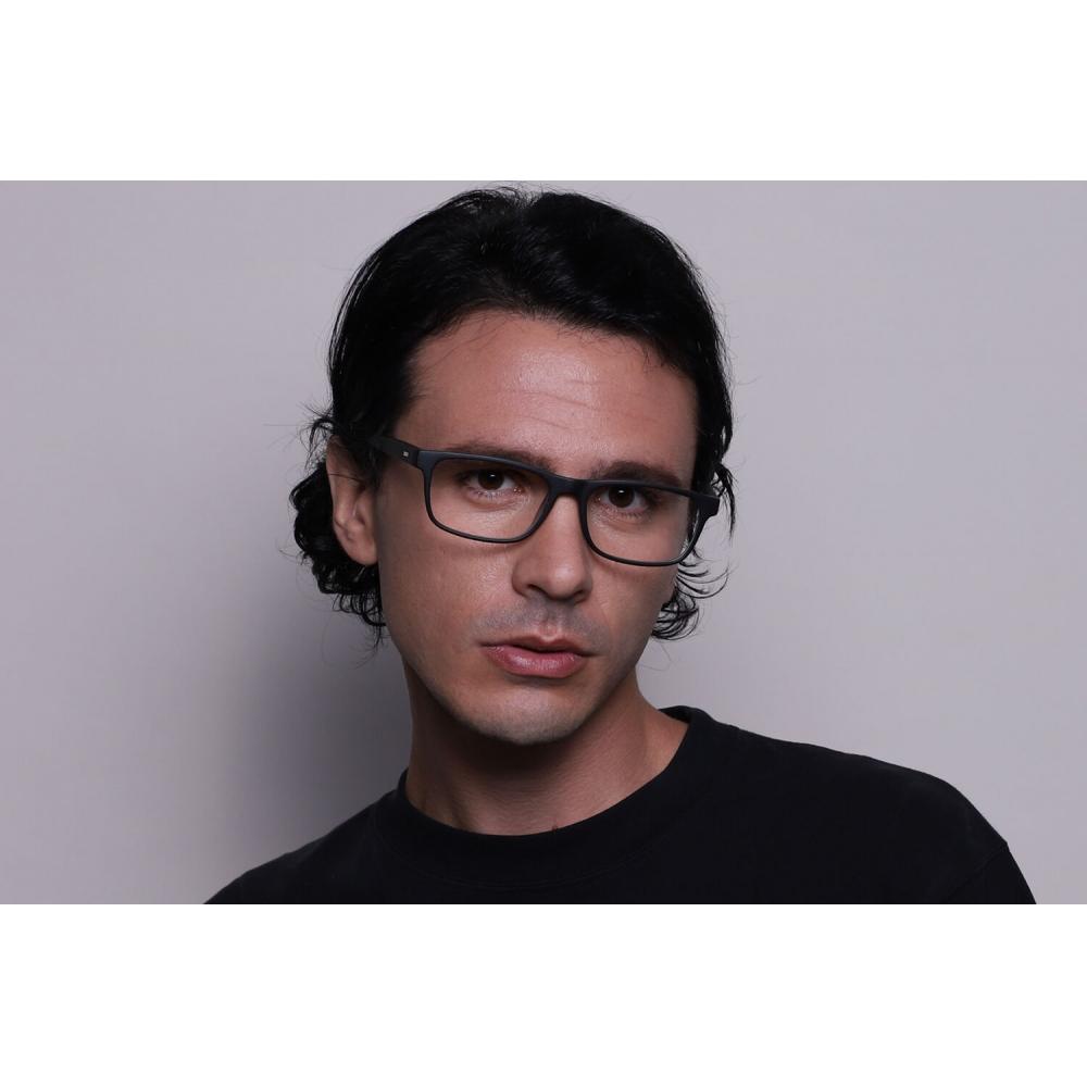 Full Rim Square Matte Black Smartbuy Collection Graslands Cp122a Fashion Unisex Eyeglasses