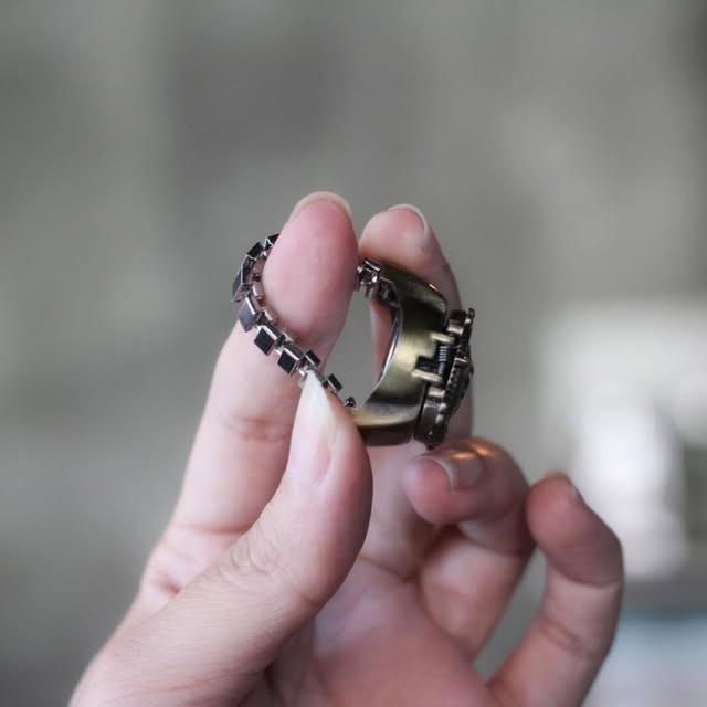 Luffy Franky Robin Pirate Japan Cartoon Animation Kid Finger Ring Watch Quartz Straw Hat Jewelry Gift Adjustable Silver Bronze Copper