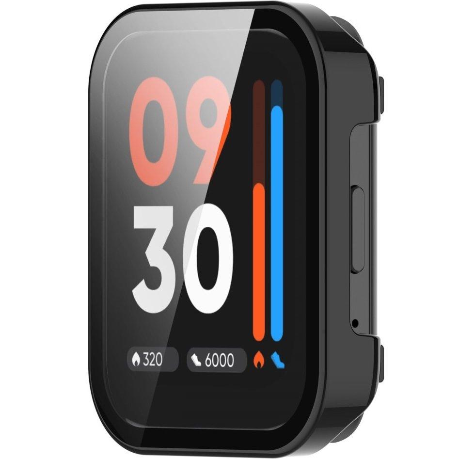 2in1 Case + Tempered Glass for Realme Watch 3 Pro, Black