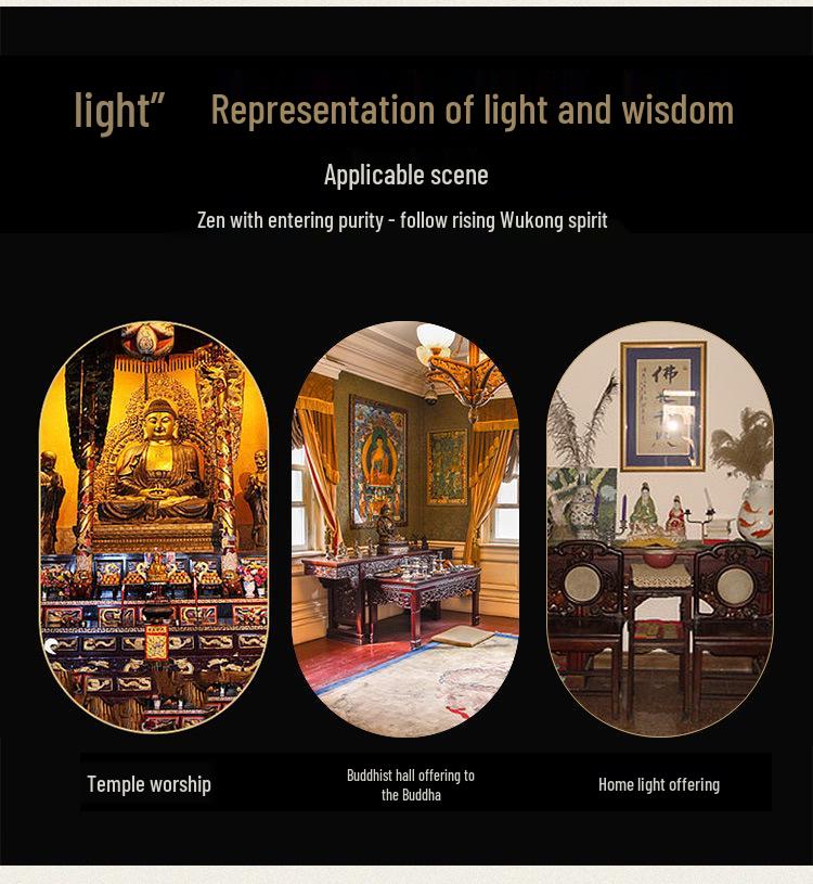 Ghee-Lampenhalter für die Anbetung: Reines Kupfer Messing Ewiges Licht für Buddha-Altar, Kompatibel mit essbarem Sesamöl.