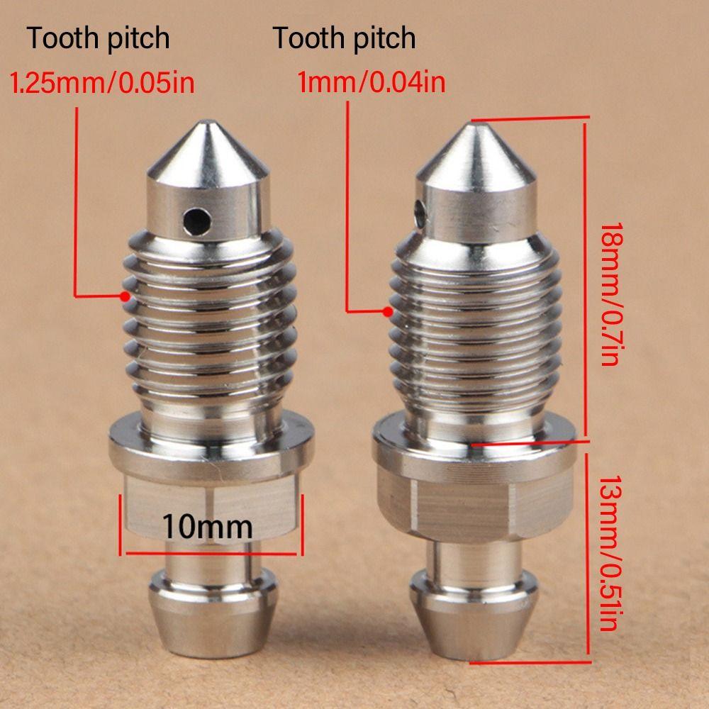 M10 P1.0 1.25mm Motocyklový šroub pro vypouštění oleje Horní pumpa kotoučové brzdy Brzdový třmen pro Edri/Rizuma/Brebo