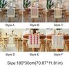 Cotton and Linen Bohemian Table Runner Nordic Style Table Cover Household Table Flag  Dining Table