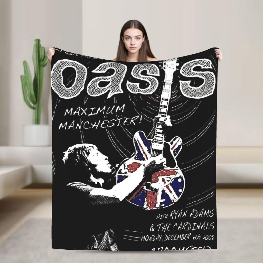 Ossis Band Warm Blankets  Picnic Plush Throw Blanket Novelty Home Decor Flannel Bedspread Sofa Bed Cover