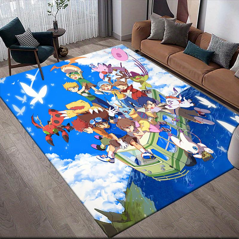 Digimon Sincerity Theme Area Rug, Digimon Fan Soft Carpet, Ideal Gift.chl 60x90cm