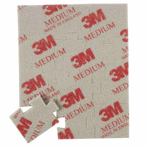 3M Jigsaw Puzzle-Shaped Abrasive Sponge, 5081JIG, 114x140mm, #120-180 Equivalent, Single Item