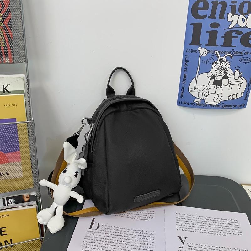Schoolbag small schoolbag female commuter mommy bag double shoulder sports bag college student class backpack fashion crossbody shoulder bag tide