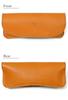 [Prof Line] Yamabuki Tochigi Leather Eyeglass Case, Made in Japan, Soft, Large, Eyeglass Case, Sunglasses Case, for Men and Women, Genuine Leather, Ta